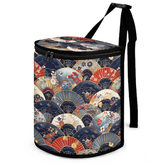 Japanese Fan Car Trash Bag Reusable Rubbish Bag for Car Cottagecore Car Accessories Cute Car Decor Etsy Ireland