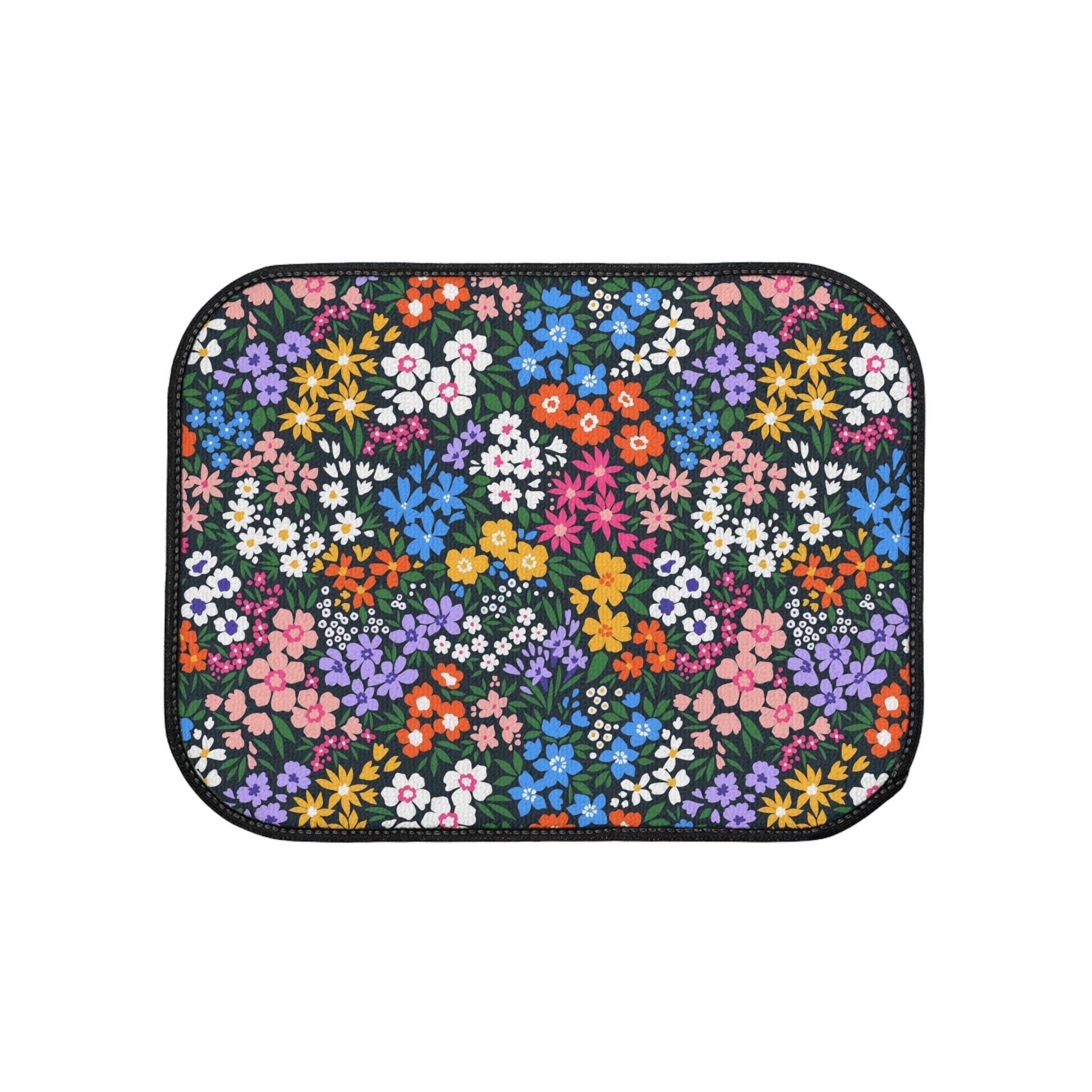 Cottagecore Flowers Car Floor Mats, Wildflowers Car Accessories sold by Yellowed Millicent SKU