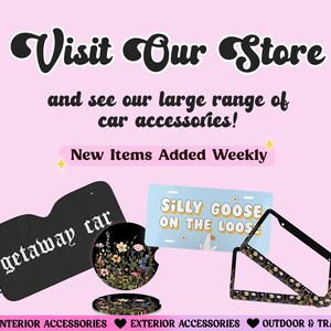 ワイルドフラワーのパーソナライズされたテキストフロントナンバープレート、カスタムネームバニティプレート、かわいい車両アクセサリーギフト 画像 6