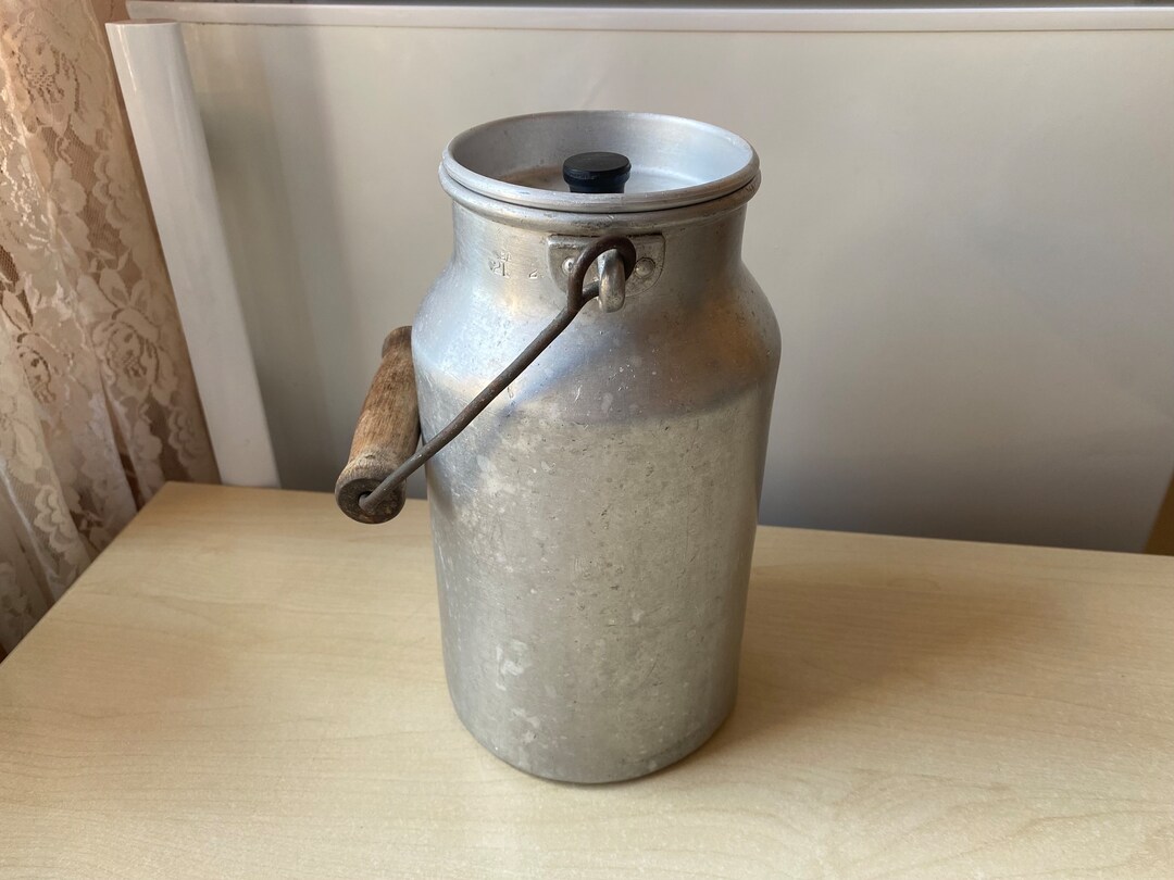 Vintage Milk Bidon, Milk Jag, Milk Can, USSR Soviet Era, 60s Kitchen ...