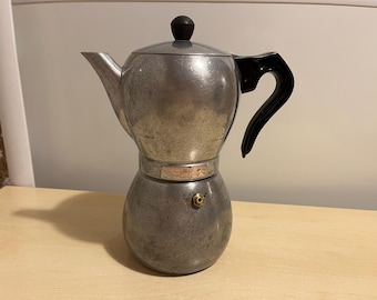 Vintage Italian Coffee Maker La Signora Caffettiera | Made in Italy | Retro Stovetop Espresso Pot, Coffee pot, Home decor, Vintage style