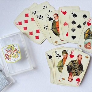 Vintage Spanish Playing Cards Deck | Baraja Española Naipes | Collectible Spanish Card Game | Original Box Sealed with Tape | Made in Spain