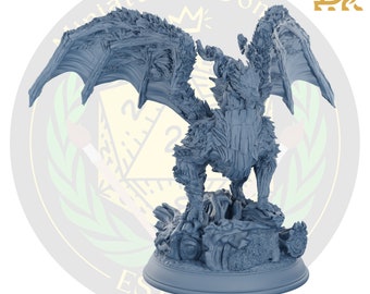 Miniatura del dragón feérico antiguo Underthwyn: juego de rol de mesa, miniatura de DnD