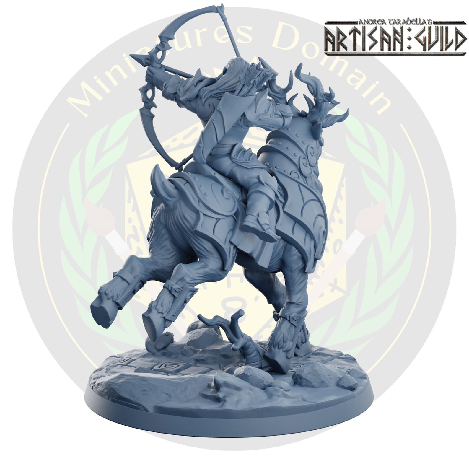Noble Alfar Cervid Rider Ranger Elf Male AG | Miniature Dungeons and ...