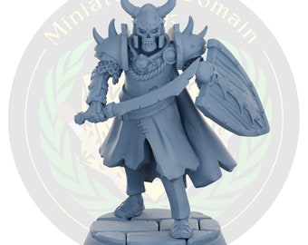 Campeón esqueleto de élite Galaad / Mazmorras y dragones en miniatura DnD Mesa Miniatura Mini Pintura RPG