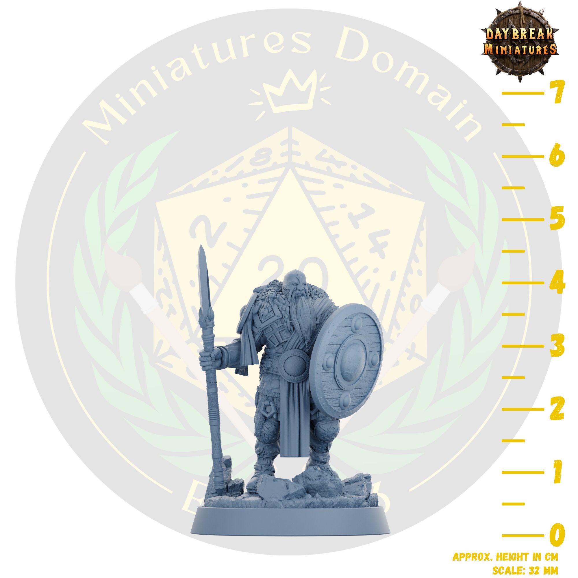 Ravenshadow Rolf Ravenshadow Barbarian Fighter DBM | Miniature Dungeons and Dragons ...