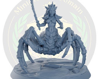 Drider Beastfolk (Variant A) Galaad | Miniature Dungeons and Dragons DnD Tabletop Miniature Mini Painting RPG