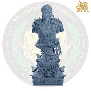 Kenshi BUST Human DMS | Miniature Dungeons and Dragons DnD Tabletop Miniature Mini Painting RPG