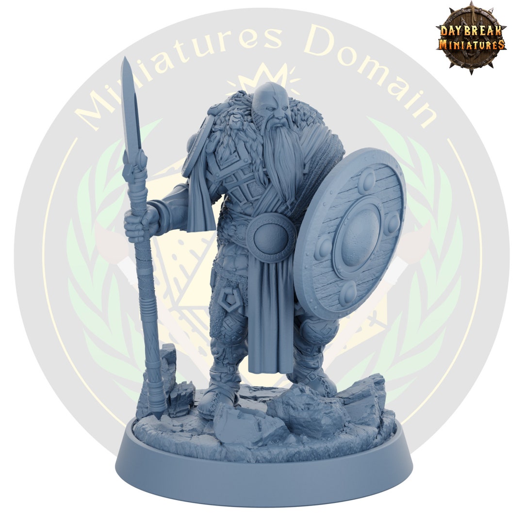 Ravenshadow Rolf Ravenshadow Barbarian Fighter DBM | Miniature Dungeons and Dragons ...