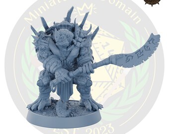 Tortuga Tormic Beastfolk Fighter Miniatura / D&D RPG Mini