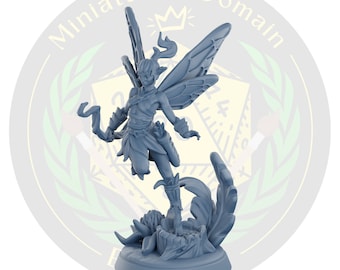 Miniatura de elfo hada guardabosques / DnD, RPG de mesa