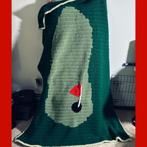 Crochet Golf Green Afghan Pattern