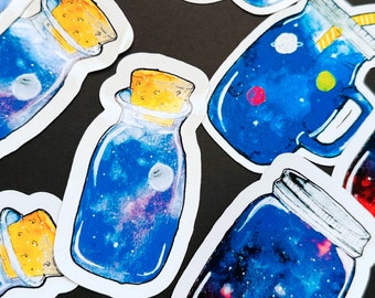 Waterproof vinyl planner stickers inspired by the Cosmos: Express Your Unique Style!