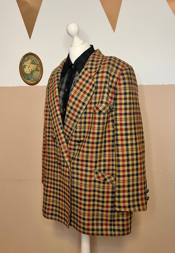 Vintage Blazer Wolle Retro Mantel - image 4