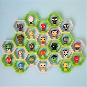 Hexagon Figure Display Shelves