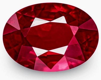7 Carat natural ruby Brighter Pure, Vibrant Burma Pigeon Bloody red ruby gift Mozambique finest Loose Ruby Oval Shape Loose Gemstone