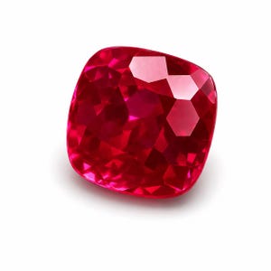 8 Ct Faceted Certified natural ruby Cushion Cut untreated Burma Pigeon Blood Red Ruby Gemstone Loose ruby Rings | Free Standard Delivery