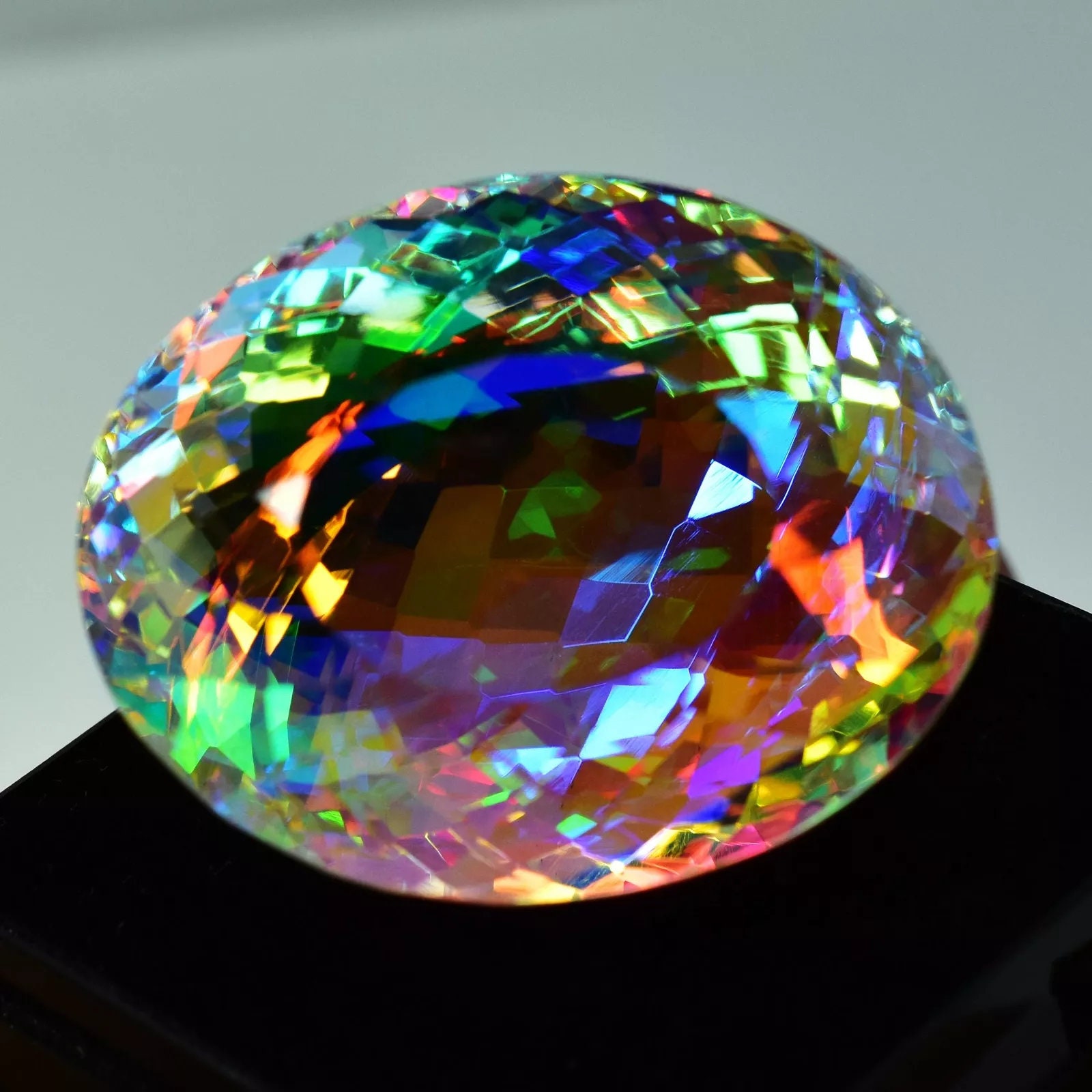 Paire De Pierres Précieuses Topaze Mystique Naturelle AAA - Coupe Ovale 16x12mm, 17.91 Ct