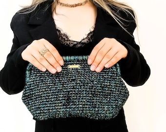 Handmade Crochet Woven Winter Bag, Stylish Bag, Christmas Gift for Women