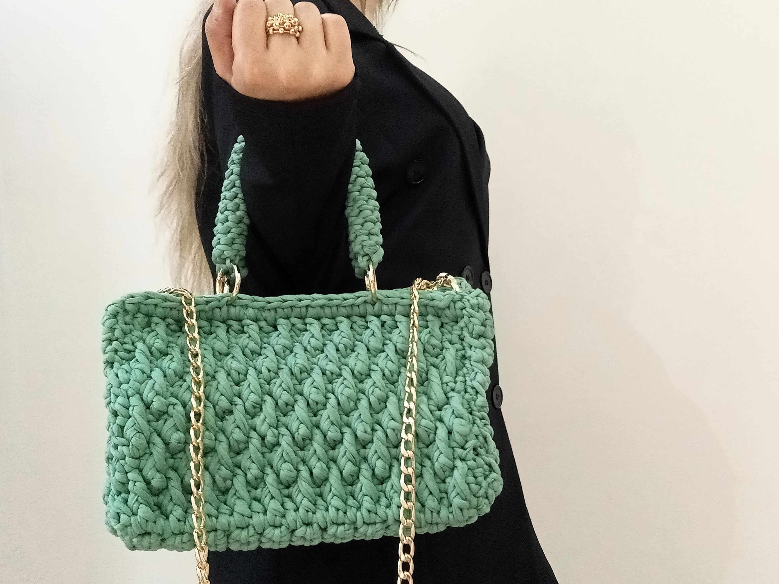 Mint Green Shoulder Bag Etsy UK