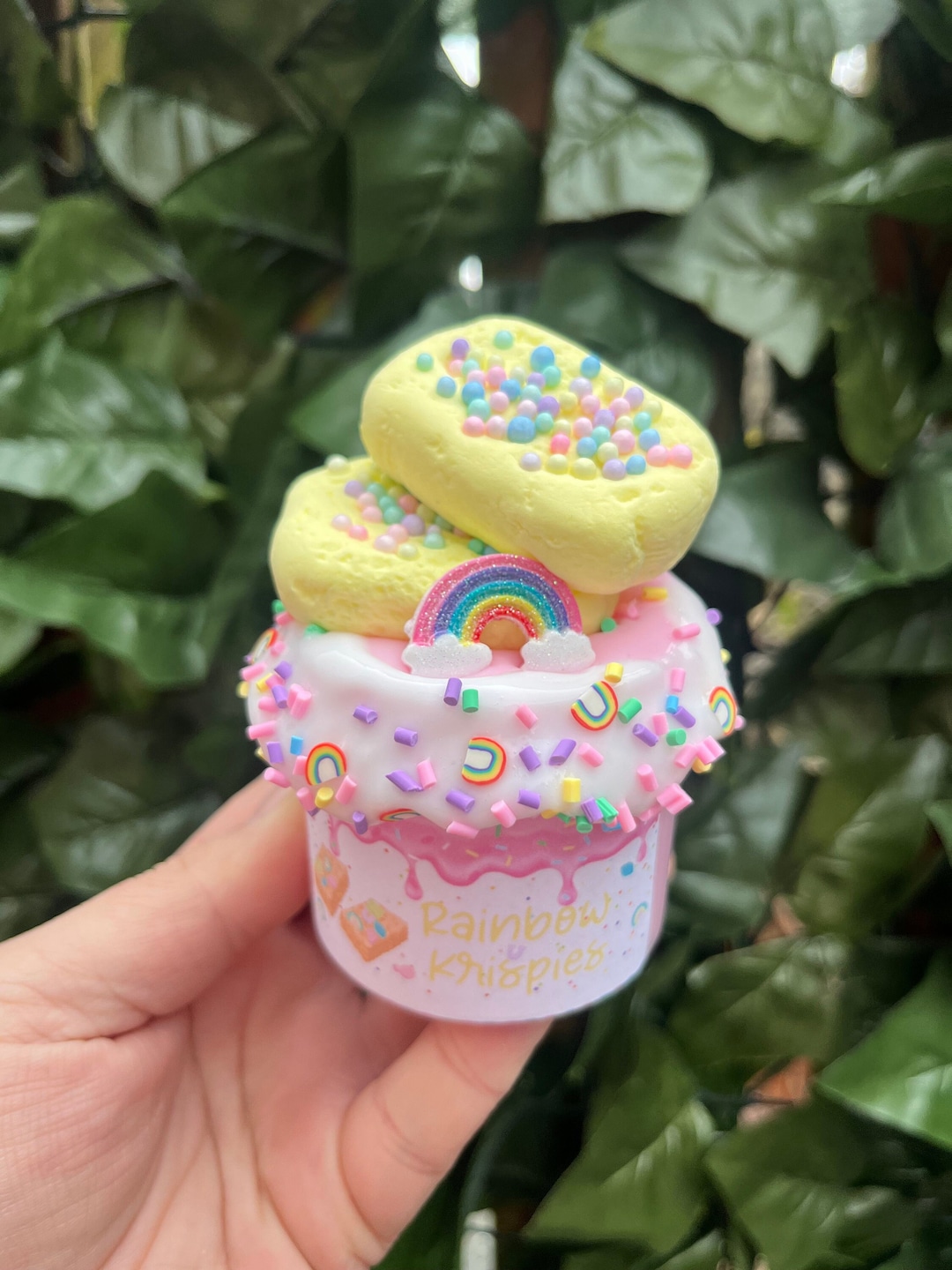 4oz Rainbow Krispies / Uk Slime Shop/ Cheap Slime/ Sensory Play - Etsy UK