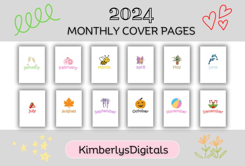 2024 Bullet Journal Cover Page Themes Pdf Bullet Journal Etsy 2024 Bullet Journal Cover Page Themes Pdf Bullet Journal Etsy