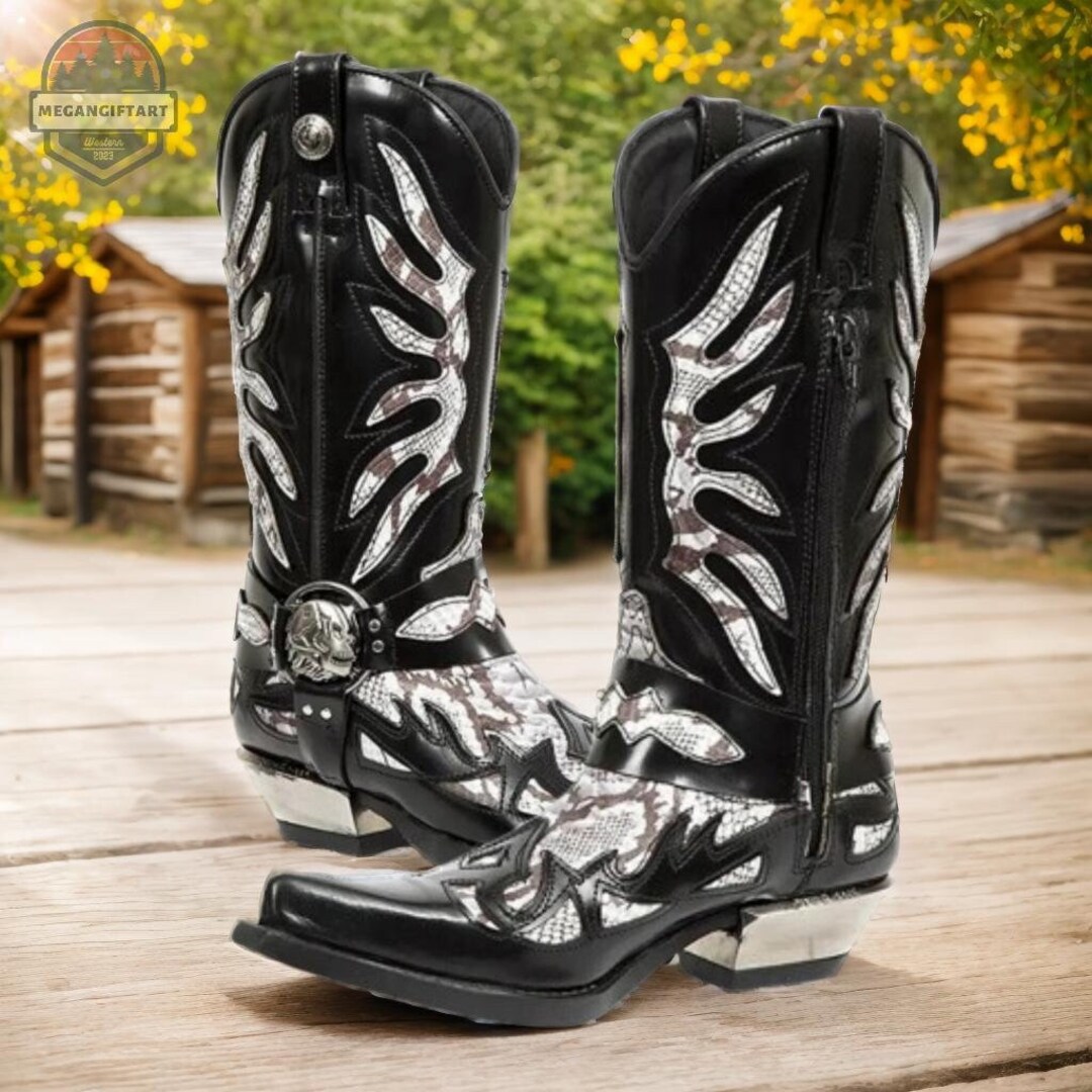 mens retro cowboy boots