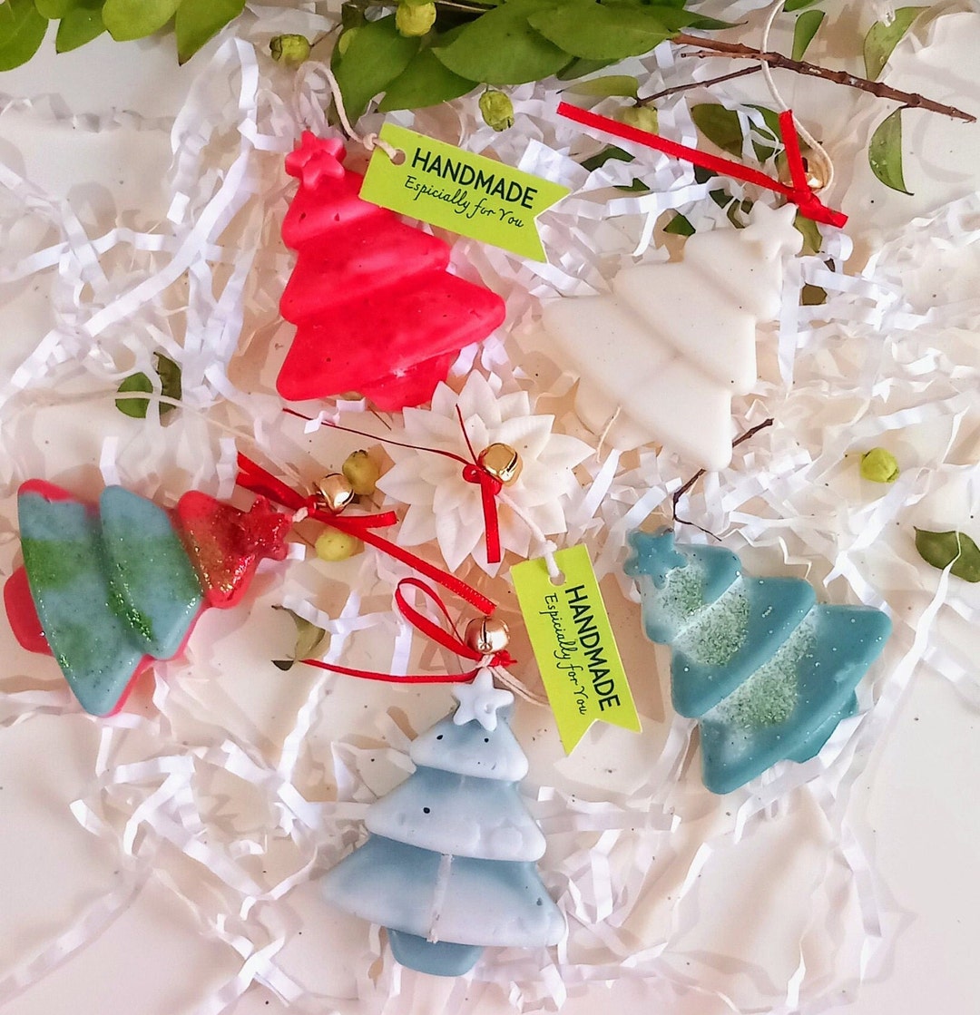 Deck the Hallssparkling Scented Soy Wax Decorative Pine Tree and