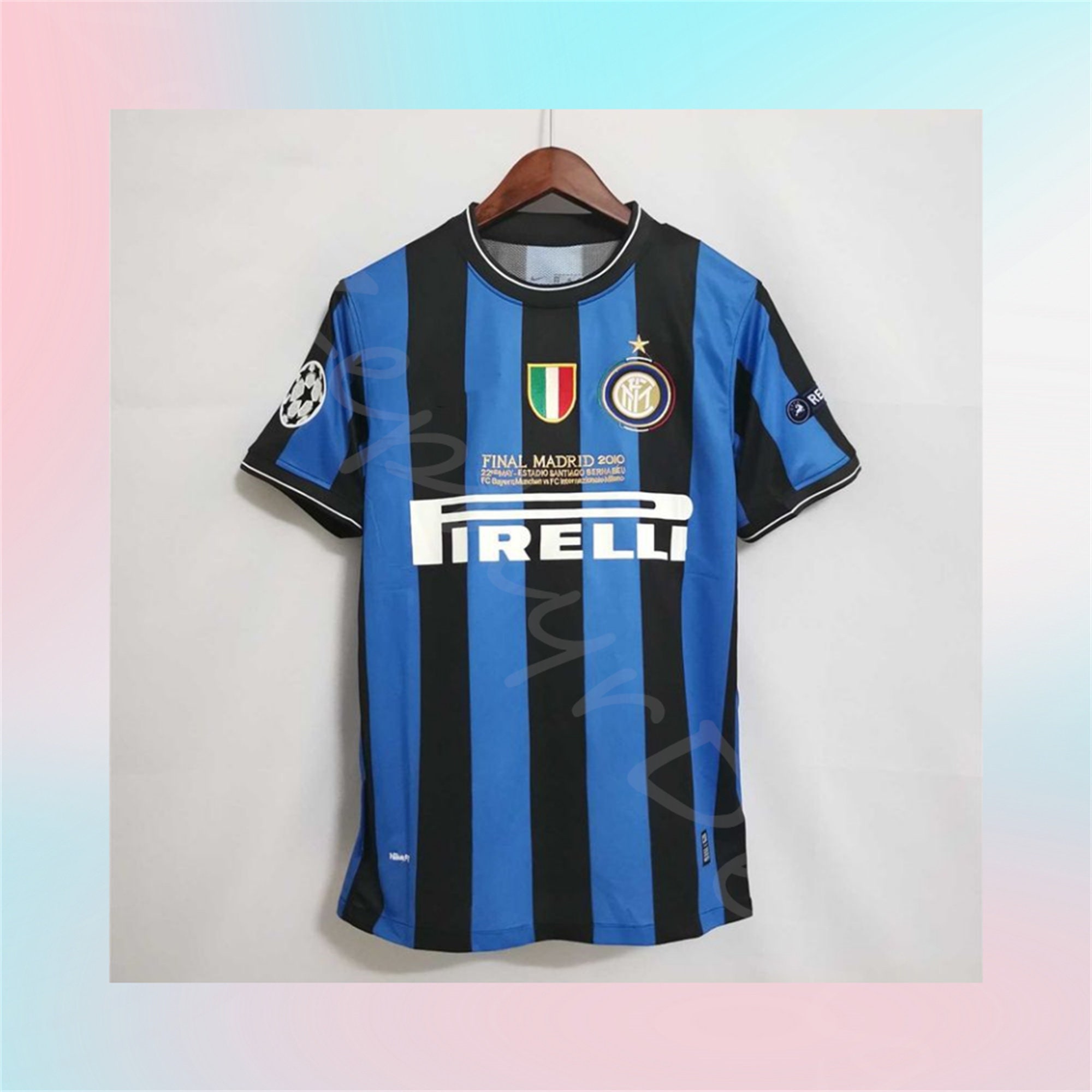  Ultras Inter Milan Retro #10 Soccer Jersey, Adult