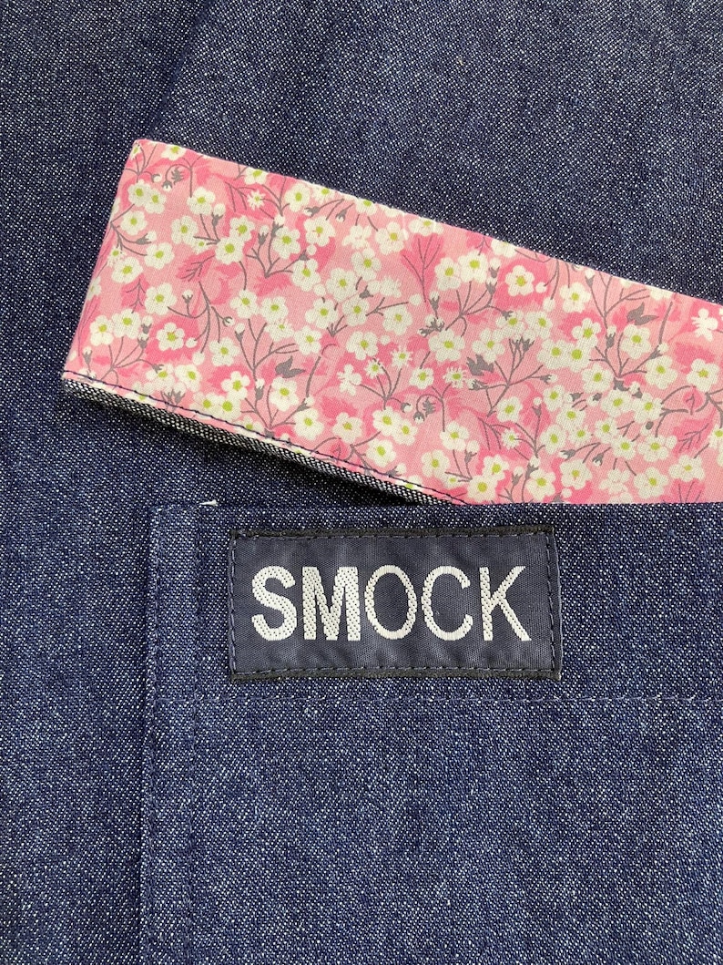 Smock Patch Walcott Denim Smock With Liberty Tana Lawn Lining. - Etsy
