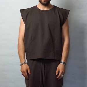Oversized unisex crop tanktop Pico naaipatroon PDF XS-XXL