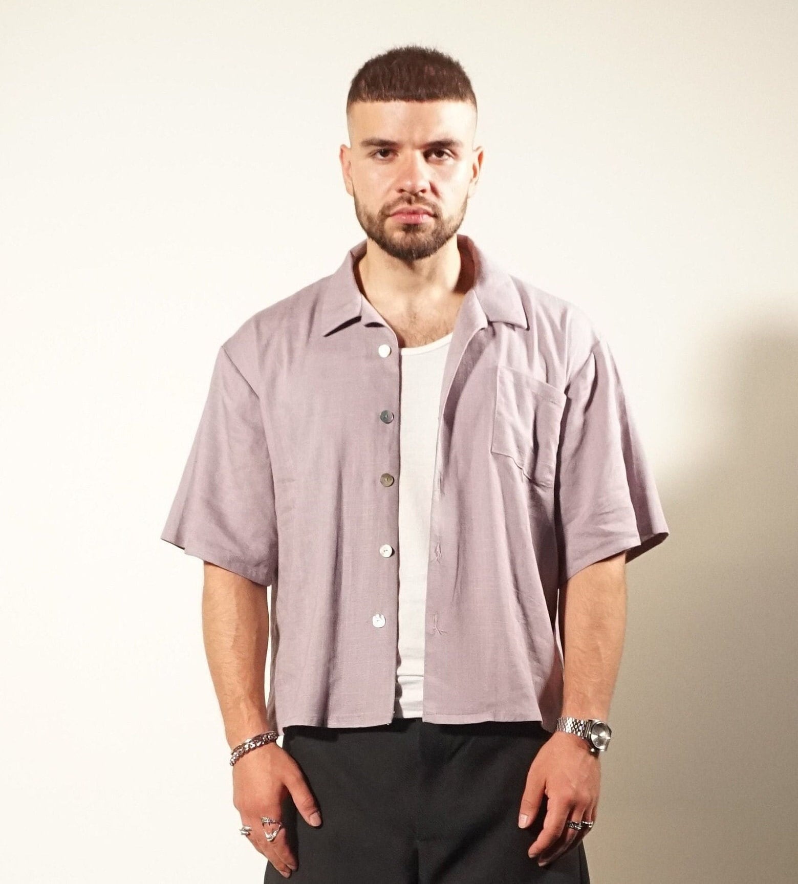 Oversize Unisex Crop Boxy Shirt - Sewing Pattern - Sewing