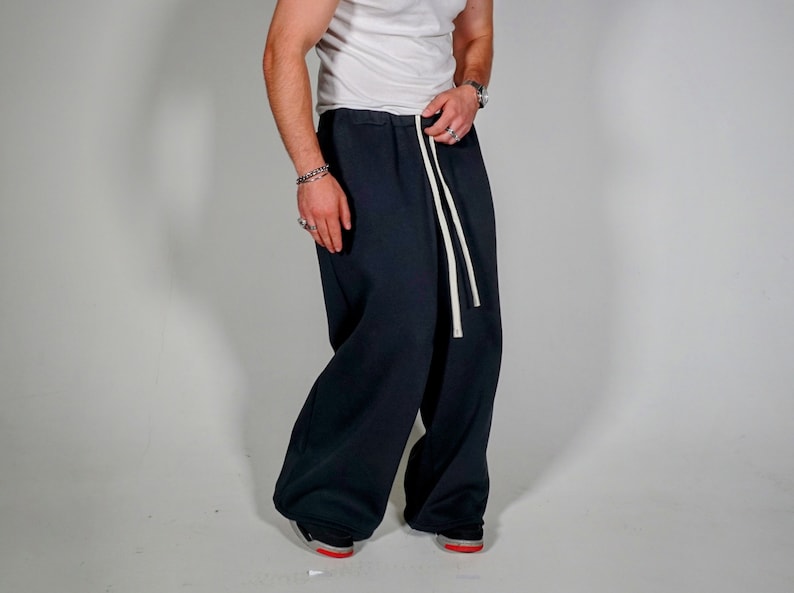 PDF Unisex Baggy Jogger Sewing Pattern XS-XXL image 1