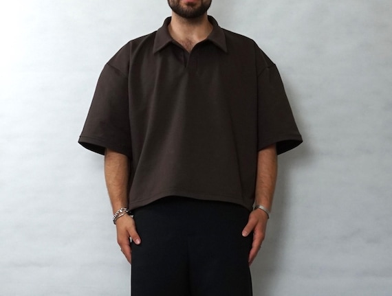 Oversize - Polo Shirt Unisex Boxy Pattern XS - XXL - Etsy