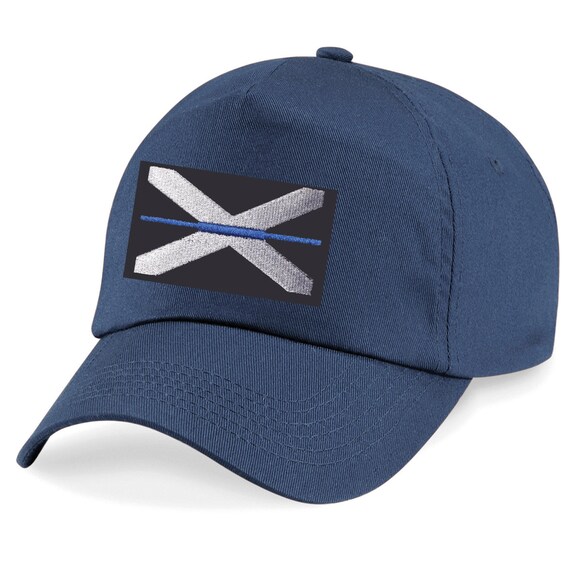 Scottish Thin Blue Line Police Service Embroidered Baseball Cap