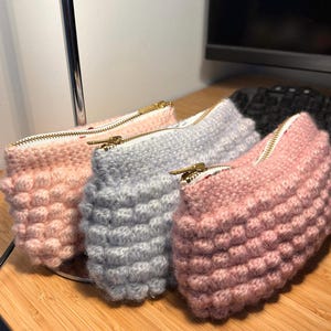 Kosmetiktasche Häkeln crochet swedish Style Täschchen Federmäppchen Kulturbeutel Stifteetui Weihnachtsgeschenk Geschenk Kosmetiktasche