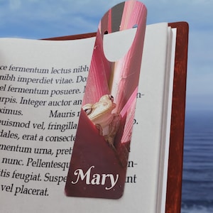Cute Frog Metal Bookmark Design, Fun Reading Accessory, Adorable Book Page Marker, Unique Gift Idea, Bookworm Present, Frog Boomark