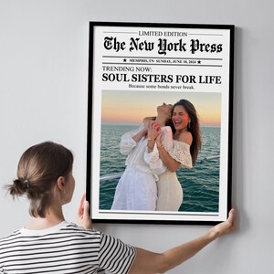 Personalised Photo Frame For Bestie l Best Friend Photograph Frame l Gifts for Her l Gifts for Friends l Thank You Gift l Birthday Gift T3