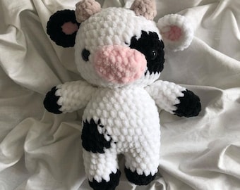 Cow Plush Crochet Pattern | Cow Pattern | Baby Cow Amigurumi PDF | Crochet Animal | Crochet Pattern Amigurumi |