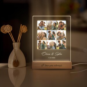 Personalised Best Friend Definition, Bestie gift for women, Custom Photo Collage LED Light, Best Friends, Couples Gift, bestie gift ideas