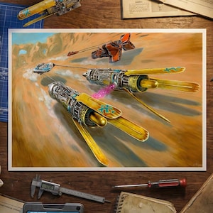 スターウォーズ ポッドレース プリント