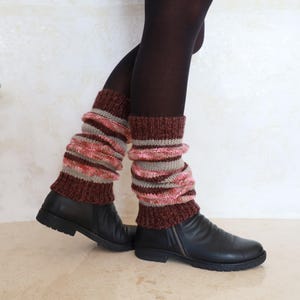 Knitting legwarmers Leg warme Wool leg warmers Dance leg warmers Boot cuffs