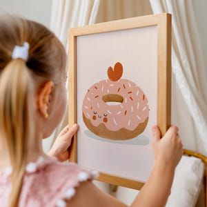 Doughnut Nursery Print, Nursery Wall Art, Kids Wall Art, Nursery Decor, Doughnut, Donut Print, INSTANT DIGITAL DOWNLOAD