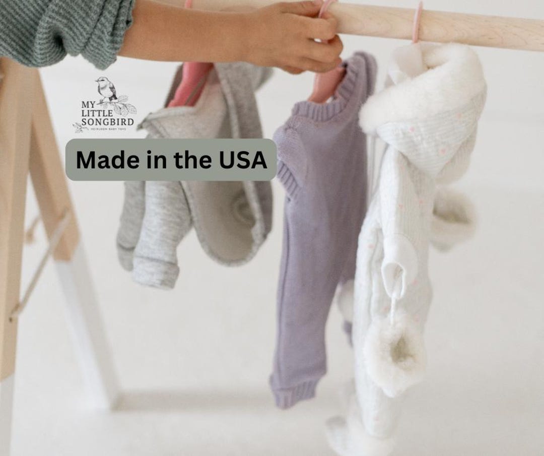 Doll Clothes Storage - Baby Shower Display - Baby Clothes Rack - Dog ...