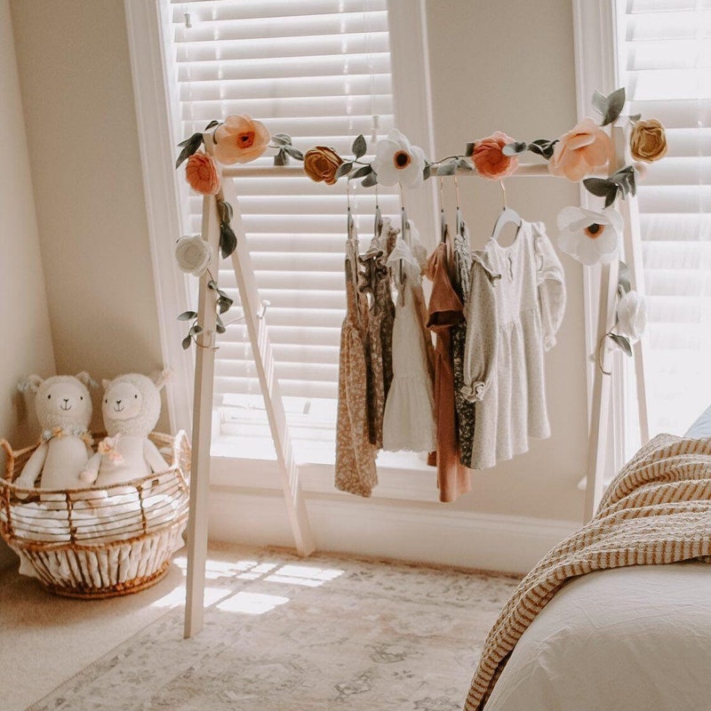 Baby Cloth Rack Present Baby Shower Basket Clothing Rack - Etsy