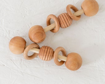 Wooden Rattle /baby rattle/montessori rattle/ wooden toy