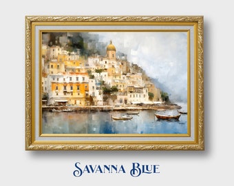 Italian Landscape | Impressionist Italian Art | Italian Watercolor | Mediterranean Art | Italian Art | Printable Wall Art | Digital Download
