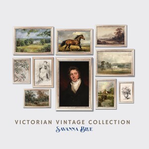 Victorian Vintage Style Gallery Wall Digital Art Collection Fine Art Prints for Home Decor Instant Digital Download DIY Printable Wall Art