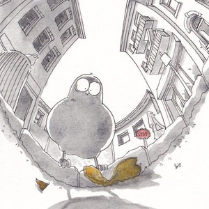 Stadttauben - Got Chips? | Fine Art Druck