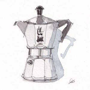 Bialetti Moka Coffee Pot | Fine Art Print
